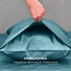 Набор постельного белья евро IDEIA пододеяльник 200х220 см + 2 наволочки 50х70 см премиум сатин хлопок мята - изображение 6
