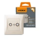 ТВ розетка Videx BINERA TV+SAT конечная кремовая (VF-BNSK2TVSATE-CR) - изображение 4