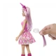 Кукла-единорог Barbie Розовая грация – серия Дримтопия Barbie (HRR13) - изображение 5