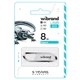 Флеш-накопичувач Wibrand USB 2.0 Aligator 8Gb White (WI2.0/AL8U7W) - изображение 2