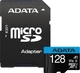 Карта памяти ADATA Premier microSDXC 128GB UHS-I U1 V10 A1 + SD-адаптер (AUSDX128GUICL10A1-RA1) - изображение 1