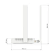 WiFi маршрутизатор с модемом LTE Keenetic Runner 4G KN-2211 White Grey N300 2.4 ГГц 4xEthernet SIM слот 4G LTE беспроводной роутер - изображение 8