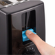 Тостер Domotec MS-263 650 Вт на 2 слота Black-Blue (9804) - изображение 3