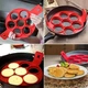 Силиконовая фигурная форма для оладий FRICO 7 углублений, антипригарная ДМFRU-867 - изображение 6