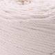Пряжа для в'язання YarnArt Macrame Cotton/Ярнарт Макраме Котон 752 Молочний - зображення 2