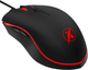 Mysz Niceboy ORYX M220 Zen USB Black/Red (8594182424201) - obraz 1