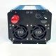 Інвертор 12В 220В 3000 Вт Power Inverter Wimpex з чистою синусоїдою, автомобільний перетворювач напруги з USB виходом та 2 кулерами охолодження для насосів, котлів, ноутбуків, аудіо- та відеотехніки Синій, WX-3010 - зображення 3