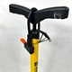 Насос ручний підлоговий велосипедний Man Pump, універсальний насос для накачування велосипедних шин, коліс та м'ячів з 3 насадками та сталевим корпусом Жовтий, KHD-9830-Yellow - зображення 3