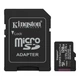 Kingston Карта памяти Kingston microSD 128GB C10 UHS-I A1 V10 R150MB/s + SD - изображение 1