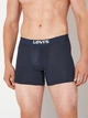 Набор трусов боксеров мужских хлопковых Levi`s Men Solid Basic Boxer Brief Org 701222842-019 M 2 шт Green/Navy (8720245849579) - изображение 2