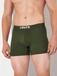 Набор трусов боксеров мужских хлопковых Levi`s Men Solid Basic Boxer Brief Org 701222842-019 M 2 шт Green/Navy (8720245849579) - изображение 3