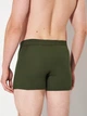 Набор трусов боксеров мужских хлопковых Levi`s Men Solid Basic Boxer Brief Org 701222842-019 M 2 шт Green/Navy (8720245849579) - изображение 4