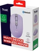 Trust Миша Trust Ozaa Compact Multi-Device, WL/BT, фіолетовий - изображение 7