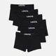 Набор трусов боксеров мужских хлопковых Levi`s Men Solid Basic Trunk Org Co 701224220-001 S 6 шт Black (8720245438698) - изображение 1