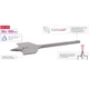 Сверло по дереву Intertool перьевое 35 х 150 мм шестигранный хвостовик сталь C45 (000002291) - изображение 3