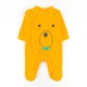 Человечек с начесом Malena для малышей с аппликацией gentleman bear 68 см оранжевый - изображение 1
