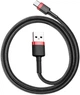 Кабель Baseus Cafule Series USB для Type-C 0.5м 3A (CATKLF-A91) Black/Red - изображение 3
