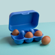 Контейнер для яєць Koziol Eggs To Go Mini на 6 шт Strong Blue (4002942704820) - зображення 3