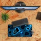 Игровая поверхность (Коврик для мышки) SHLab Иллюзия Blue SHM-891 (60х30 см) (41427) - изображение 2