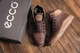 Cпортивные кожаные ботинки, кроссовки зимние на меху Nubuck Brown 45 - изображение 2