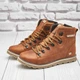 Ботинки кожаные зимние Rider Nubuck V2 рыжие 43 - изображение 6