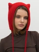 Шапка женская Malisa Мяу 15-1394-BR-217 One Size Красная - изображение 1