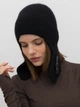 Шапка женская Malisa Бонита 4-032-LT-218 One Size Черная - изображение 2