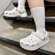 Жіночі крокси Crocs Classic Hiker Clog White/White (43-44, білий) - зображення 2