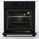 Вбудована духовка Gorenje BO6635E01B Електрична 61 л Чорний - зображення 6