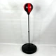 Боксерская детская груша на стойке с перчатками Punching Ball Set, набор для бокса с пружиной, насосом и регулируемой высотой для дома и улицы, спортивный тренажер для детей Красный/черный, PBSE-115 - изображение 2