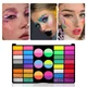 Набор Аквагрим 44 Color Face and Body Water Based Трафареты Кисточки Блестки Губки - изображение 2