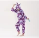 Женская кигуруми пижама взрослая и подростковая Kigurumi Единорог Ночной Фиолетовый M 155-165 см. (1076) - изображение 6