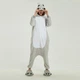 Женская кигуруми пижама взрослая и подростковая Kigurumi Бегемот Взрослая Серый M 155-165 см. (1082) - изображение 1