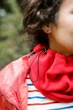 Повязка флисовая Tribe Neck Warmer с затяжкой T-KF-0020 OS, red - изображение 7