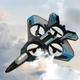 Детский самолет на пульте управления с LED-подсветкой, дрон-истребитель RC EVA Fighter Jet - изображение 4