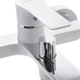 Змішувач для ванни з коротким виливом Mixxus Premium Eva 009 Euro Білий (MI5811) - зображення 3