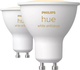 Zestaw inteligentnych żarówek Philips Hue White Ambiance 4.2W GU10 EU 2 szt. (872016923003300) - obraz 1