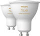 Zestaw inteligentnych żarówek Philips Hue White Ambiance 4.2W GU10 EU 2 szt. (872016923003300) - obraz 2