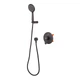 Змішувач для душу Haiba Amanda 003 (Inner) Black (HB3956) - зображення 5