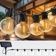 Гирлянда Уличная 7.6 метра 25 LED G-40 IP65 теплый белый свет - изображение 1