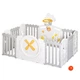 Манеж для дітей Mealux Forto Grey (арт. KD-C051 Grey / White) - изображение 5