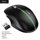 Беспроводная компьютерная мышь Hoco GM40 (2.4G, Bluetooth, RGB-подсветка, 7 кнопок, 400 мАч, 3 уровня DPI) - Черный - изображение 1