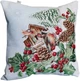 Подушка гобеленовая Прованс squirrel Птичка 45х45 см (41929) - изображение 1