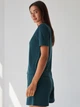 Пижама (футболка + шорты) женская BARWA garments 0315/313 M Зеленая (2113153132318) - изображение 6