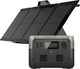 Stacja ładująca EcoFlow RIVER 2 Max + panel słoneczny 110 W / 500 W / 512 Wh / LiFePO4 (ZMR610-B-EU/EFSOLAR110N) - obraz 1