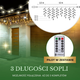 Гірлянда Springos CL0332 Бурульки 300 LED Тепла біла + білий спалах (5907719464398) - зображення 8