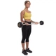 Штанга 15кг с фиксированным весом изогнутая обрезиненная Zelart Rubber Coated Barbell 2687-15 длина 95см - изображение 6