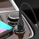 Автомобільний зарядний пристрій Hoco Z43, USB, QC, чорний, кабель USB to MicroUSB - зображення 5