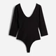 Боди женское H&M 1244523004c36 S Черное (1000000053858) - изображение 2