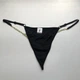 Жіночі сексуальні трусики стрінги з підвісками Sexy One Size чорний (8-213) - изображение 1